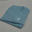 KOUFALL Light Blue Curtains 84 Inch Length for Bedroom,Baby Sky Blue Linen Semi Sheer Curtains 84 Inches Long for Living Room Nursery Girls Kids Room Set 2 Panels