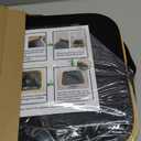 Recycling Bin for Kitchen Indoor Home, Large 26 Gallon 100L Recycle Bin with Lid Removeable Reusable Inner Bag Bottle Can Glass Waste Plastice Stickers,Black