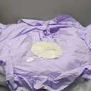 Eimilaly Princess Bed Canopy for Girls, Double Layer Canopy with Cutout Stars, Breathable Dream Canopy & Washable Purple Fabric, Fits Twin/Full Bed - Fairy Bed Tent for Kids Room Decor, Purple (25.6"W x 106.3"L)