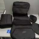 Skechers Memory Foam Car Seat Covers, Lycra Fabric Seat Cover, Car Seat Covers Front Seats Airbag Compatible, Automotive Comfort Protection for Most Cars, Trucks, SUVs, Black