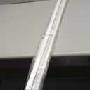 LazBlinds No Tools No Drill 1" Vinyl Mini Blinds, Cordless Blinds for Windows, Light Filtering Horizontal Window Blinds & Shades, 35" W x 36" H, White