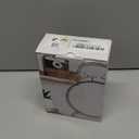 Peakeep 4 Inches Twin Bell Loud Alarm Clock for Heavy Sleepers, Backlight, Battery Operated Old Fashioned Alarm Clock for Bedrooms (3D-Dial, White)