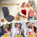 kingphenix 5-Piece Memory Foam Car Seat Cushion Set with Full Back Support Pillow, Comfort for Long Drives & Road Trips, Universal Automotive Comfort for Most Car, Van, Truck, SUV, Dark Grey