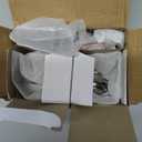 CLCTK 2 Pack Crystal Glass Dummy Door Knob, Hall and Closet Dummy Door Knob Non-Turning Single Side, Antique Brass