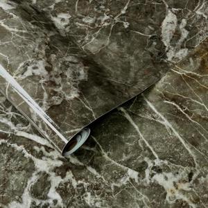 Dark Green Marble Contact Paper Marble Wallpaper Granite Counter Top Peel and Stick 48"x118" Waterproof Glossy Removable Thick Modern Wall Paper Countertop Wallpaper Marble Vinyl Wrap for Cabinets