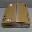 KRAUS Indy Widespread Bathroom Faucet in Spot-Free Brushed Brass with 2 Handles, Pop Up Drain and Supply Lines, FUS-14103SFBB