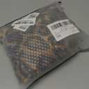 Verdusa Women's Leopard Print Sequin Dress Strapless Backless Mini Bodycon Dresses (Medium, Brown)