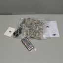 12FT Outdoor Christmas Decorations, Smart RGB Color Changing Christmas Hanging Waterfall String Lights, APP Remote Control, DIY Multi-Color Lightshow, Music Sync, Outside Xmas Lights Decor