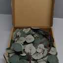 Fudios Lighted Twig Eucalyptus Garland 6FT 96 Warm White LED Battery Operated with Timer for Mantle Fireplace Wedding Party Spring Bedroom Decoration Indoor Outdoor Use