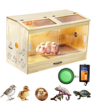 Brooder Box for Birds and Reptiles 31.5"L x 13.7"W x 15.75"