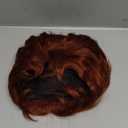 FESHFEN Pixie Cut Wigs Synthetic Short Copper Red Pixie Haircut Wig with Bangs Glueless Layered Wig Wavy Wigs for Women, Daily Cosplay Use