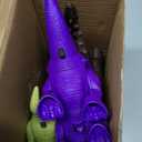 TEMI 3 Pack Electrical Walking Dinosaur Toys for Toddlers 3-4 3-5 Years with Sound and Light Up, Toddler Robot Dinosaur, Brachiosaurus, Stegosaurus Dinosaur Figures for Kids