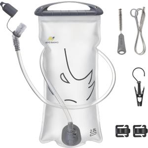 N NEVO RHINO Hydration Bladder 2L-3L,Water Reservoir for Hiking Backpack Leak Proof Water Storage Bladder,BPA-Free Water Pouch Hydration Pack for Camping Cycling Running
