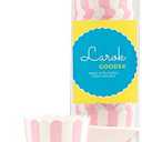 High Heat Cupcake Liners (24, Pink Stripes)