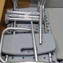 Drive Medical 12011KD-1 Tub Transfer Bench For Bathtub, Height Adjustable Shower Bench with Backrest, Shower Seat Shower Chair Bath Chair for Elderly, Seniors, Arm Support for Transfer, 400 Weight Cap