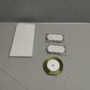 60Pcs Elegant Name Place Cards for Table Setting-1.96inx3.75in Unique Shape,Same Color Satin Ribbon,Ideal as Gift Tags and Place Cards for Weddings Banquets & Parties (Sage Green, Style 1)