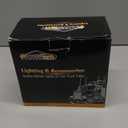 Partsam 10Pcs 2.5" Round Amber 13 LED Side Marker Clearance Lights with Reflectors for Truck Trailer RV, Grommets and Pigtails Include, Clear Lens, Sealed Waterproof, Flush Mount, 12V