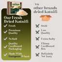3 x Ceres Gourmet Dried Kataifi Shredded Fillo Dough for Dubai Chocolate Bar, Premium Turkish Chopped Kadayif Pastry Dough Ingredient for Kunafa, Knafeh, and Katifi, Freshly Packaged 100g (3.5 oz) (EXP 12/31/27)