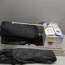 KASUE Portable Steam Sauna Tent for Home, Infrared Sauna with 3L Steamer, 9 Temp Levels & 99 Min Timer, 5-Layer Waterproof Insulated, Folding Chair Included, Indoor Spa (Light Black)