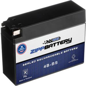 YTX4B-BS 12V 40 CCA AGM  Maintenance-Free 2Ah Battery for Scooter, Mini ATV, Pocket Bike  Tab Terminal  Fits Yamaha Zuma 50, Honda Metropolitan, Razor Pocket Mod, TaoTao 50cc