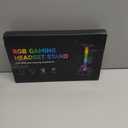 Gaming Headphone Stand PC Accessories - RGB Headset Stand with 2 USB and 1 Type-C Ports, LED Headphone Stand Gift for Boys Men, Computer Game Accessories for Desk