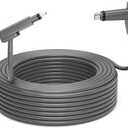 Starlink Cable Gen2 50FT/15M for Starlink Gen 2 Standard Kit, Replacement Extension Star Link V2 Cable Waterproof Grey