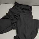 Maternity Flare Leggings with Pockets Over The Belly Yoga Pants for Workout Soft Pregnancy Activewear (Small, Black)