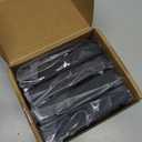 2Pack 3.5"x 3.5" Aluminum Deck Post Base Cover, Split Post Cover Skirts for Deck RailingsStairsPorches Black