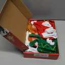 scenicamp 4 Pairs Funny Christmas Socks Magnetic Holding Hands Socks Novelty Christmas Stocking Stuffers Xmas Secret Santa Gag Gifts for Women Men Couples