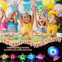 24 Pack Light Up Party Favors for Kids Fidget Spinner Bracelets