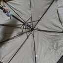 JEAREY 9 FT Patio Umbrella Outdoor, Table Umbrellas Market Umbrella w/Push Button Tilt/Crank, 8 Sturdy Ribs(Beige)