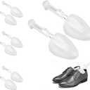 Shoe Tree for Men, 2 Pairs Adjustable Shoe Trees for Stretcher Length, Shape Holder