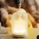 Onaboviva Essential Oil Diffuser - 2.4MHz Ultrasonic Glass Diffuser for Home, 120ml, Pulse&Continuous Mist, Bright/Dim/Breathing Lighting, Waterless Auto-Off, Aromatherapy Diffuser with USB Cable (Translucent Glass | Minimalist & Clean)