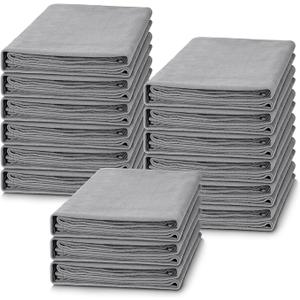 8 Pack Of Blankets, 60x44 Inches, Gray