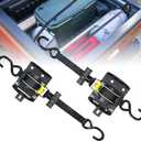 Retractable Ratchet Straps Compatible with 2022-2025 Ford Maverick, 2PCS Retractable Tie Down Straps, Auto Retract Securing Strap Tie Down System