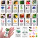 Halloscume 60 Sets Employee Appreciation Gift Box Bulk Mini Resin Sea Ocean Animals Breathing Gift Bulk Emotional Support Positive Box for Staff Coworkers Team Mental Health Care