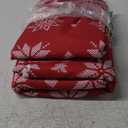 Bedsure Christmas Duvet Cover King - Holiday Bedding Collection Featuring a Christmas Snowflakes Pattern, Includes 1 Duvet Cover and 2 Pillow Shams (King, Snowflake)