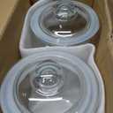 1 Gallon Glass Cookie Jar - Large Food Storage Container with Airtight Lid - Keep Fresh Flour, Chewy Pet Treats, Candy, Dried Foods, Detergent Pods for Your Kitchen or Laundry Room- Pack of 2