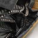 ATORPOK Camping Cot for Adults with Cushion Comfortable, Tent Folding Cot for Sleeping, Lightweight Folding Bed with Carry Bag Supports 450 lbs (Large Size, Black)