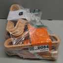 Amazon Basics Kids Space Saving Velvet Non-Slip Clothes Hangers with Shoulder Notches for Infant and Toddler, 11.6", Blush, 50-Pack