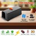 Electric Mouse Trap, Rat Traps Indoor for Home, 2025 Upgraded Electric Rat Zapper with Powerful Voltage, Effective Rat Killer for Rodent and Mice - No Touch Reusable Mice Trap to Protect Your Home