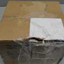 Mlambert 4 Pack Solar Hanging Lantern with Stakes, Outdoor Waterproof Solar Mason Jar Fairy String Lights Decorative Vintage Glass Lamp-Warm White