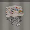 12 Pieces Box Happy Birthday Present Greeting Card Holder Birthday Gifts Keeper with 12 Pieces Wrapping Bows Mini Favor Boxes for Holiday Party