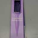 Curly Hair Brush Candybrush Curl Defining Brush for Detangling Shaping and Defining Curls for Women, Men, Wet & Dry Hair (Purple)