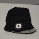 HIGHEVER LED Beanie Hat with Light: Christmas Stocking Stuffers for Men Adult Cool Gifts for Teen Boys Men Dad Winter Gifts (One Size-Large, Dark Black)