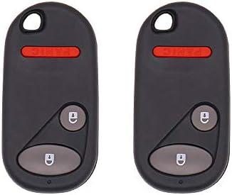 HARUMA Replacement Keyless Entry Remote Control Key Fob for Honda 01-05 Civic EX LX DX 03-07 Pilot（NHVWB1U521 NHVWB1U523）