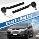 X AUTOHAUX 2pcs Front Outer Tie Rod End Links Kit Suspension Steering Tie Rod End ES800224 for Honda Odyssey 2005-2010 53540SHJA01