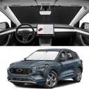 Custom Fit Windshield Sun Shade for Ford Escape 2020-2026, Blocks UV & Heat, Front Window Sunshade Accessorie, Easy Fold & Store Keep Your Car Cooler