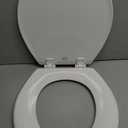 Bemis 1500EC 390 Lift-Off Wood Elongated Toilet Seat, Cotton White (Pack of 1)
