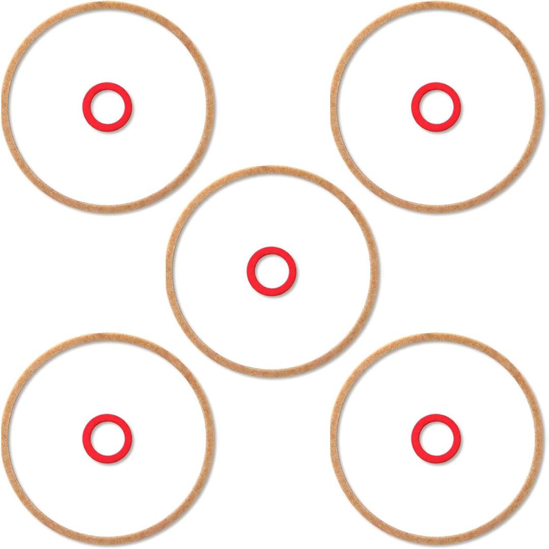 5 Pcs 16010-883-015 Carburetor Bowl Gasket Kit, Carburetor Gasket, Lawn mower Parts Carburetor Parts, Compatible with Honda Gcv160 Gcv190 G150 G200 G300 G400 Gc135 Gc160 Gc190